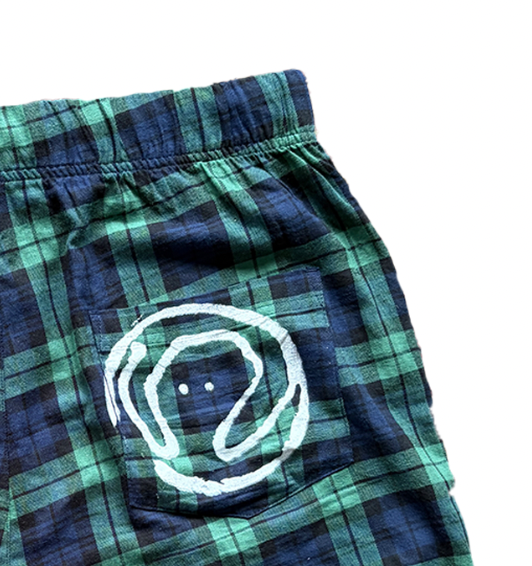 HIGHER PRIORITY TARTAN LOUNGE SHORTS
