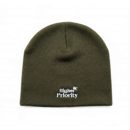 PEACE N POUND BEANIE KHAKI GREEN