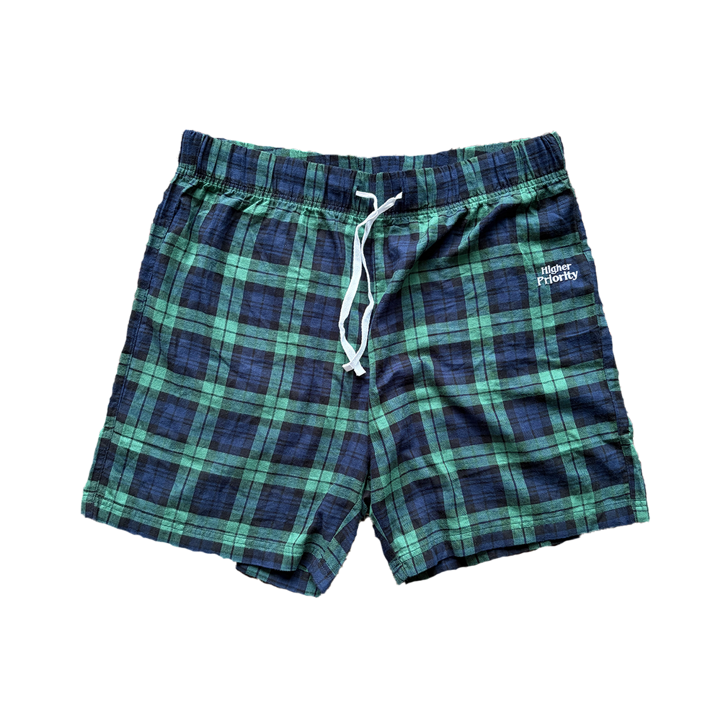 HIGHER PRIORITY TARTAN LOUNGE SHORTS
